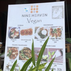  International vegan food ~ at Nine Heaven Vegan Warung in Ubud