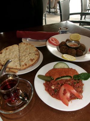 Ezme & Muhammara- Pita - Falafel  at Bosphorous Turkish Cuisine - Lake Nona in Orlando