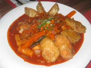 Vegetable duk bok gi at Mamy in Prague