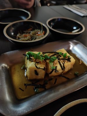 Crispy tofu (starter) at Mamy in Prague