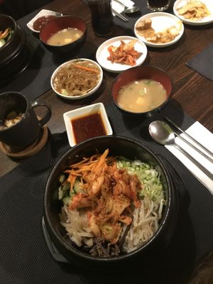 kimchi bibimbab at Mamy in Prague