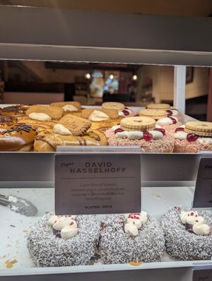 Vegan David Hasselhoff at Rodeo Doughnuts  in Manchester