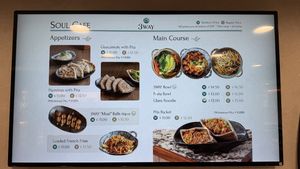 Main menu page  at 3WAY Soul Cafe in Central Singapore