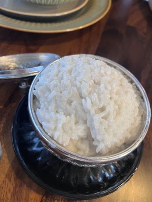 Coconut rice   at Tamrab Thai  in Taringa