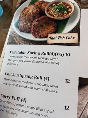 Entree   at Tamrab Thai  in Taringa