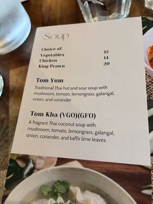 Soup   at Tamrab Thai  in Taringa