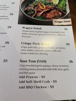 Salad   at Tamrab Thai  in Taringa