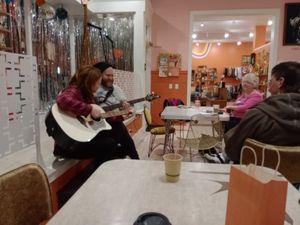 First Friday Open Mic jam session at The Kitsch-enette in York