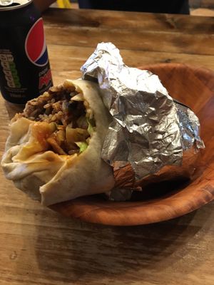 Vegan regular size burrito   at Taco Mazama - Renfield St in Glasgow