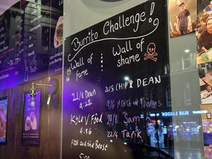burrito challenge  at Taco Mazama - Renfield St in Glasgow