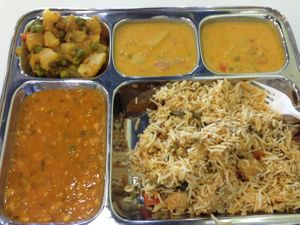 Lunch Special YUMMY! at Tandoor Hut in Naperville