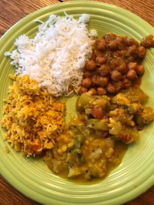 Yummy mix of what we got for take out. Pre-Covid I went to Tandoor Hut each week for years!  at Tandoor Hut in Naperville