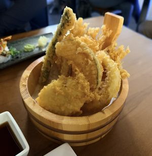 Vegetable Tempura  at En sushi in Tacoma