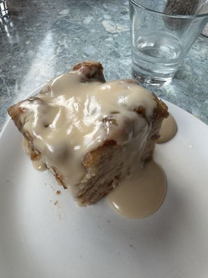Coconuts Caramel Bread Puddingg  at Issac's Way in Fredericton