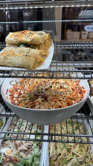 Vegan salads  at Kefi in Taupo