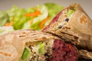 Mexico Wrap at Veggie Point in Prague