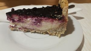 Great cheesecake! ! at Veggie Point in Prague