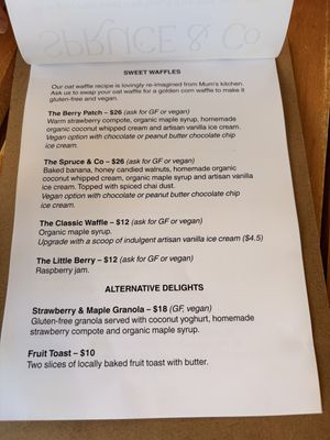   at Spruce & Co Cafe in Bright