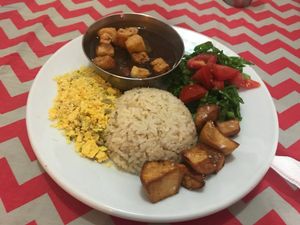 Feijoada at Govindas' Natural - Vrinda in Sao Paulo