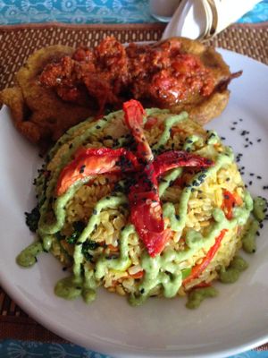 Paella - Tuesday's main dish. at Govindas' Natural - Vrinda in Sao Paulo