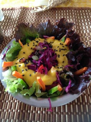 Salad at Govindas' Natural - Vrinda in Sao Paulo
