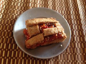 Guava's pie at Govindas' Natural - Vrinda in Sao Paulo