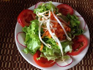 Salad at Govindas' Natural - Vrinda in Sao Paulo
