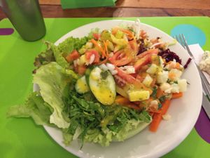 Some of the options of the amazing salad buffet. at Vegg's Restaurante in Sao Paulo