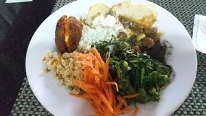 Fui de novo. Gostei do acaraje! at Vegg's Restaurante in Sao Paulo