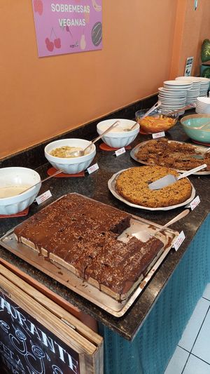 Dessert buffet at Vegg's Restaurante in Sao Paulo