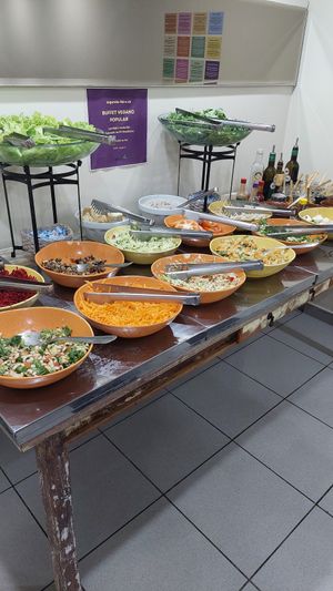 Salad buffet at Vegg's Restaurante in Sao Paulo