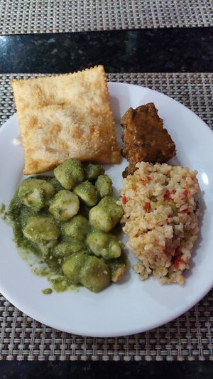 One of my plates at Vegg's Restaurante in Sao Paulo