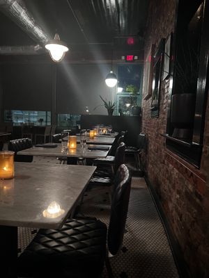 dining area at Decade in Louisville