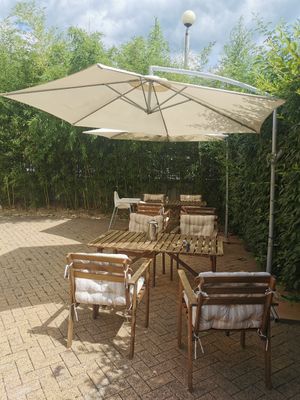 Garden place at Govinda in Eger