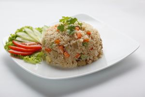 fried rice with vegetables at San May - Q1 in Ho Chi Minh City