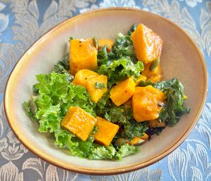Pumpkin and kale salad  at Anise in Dubai