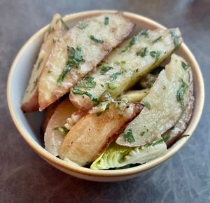 Potato salad  at Anise in Dubai
