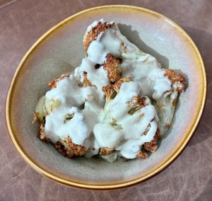 Tahini cauliflower  at Anise in Dubai