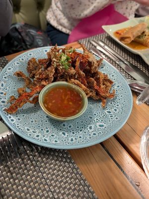 Chilli mushrooms at Giggling Squid - Leeds in Leeds