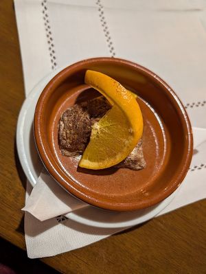 Vegan halva at Odyssey Greek Restaurant in Chesterfield