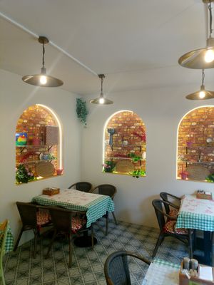 Beautiful interior. at Cihangir Sanat Cafe in Istanbul