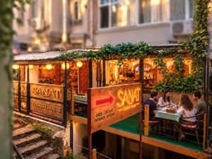  at Cihangir Sanat Cafe in Istanbul
