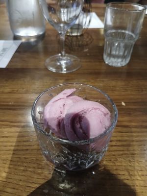 Berry sorbet at Garden State Hotel in Melbourne