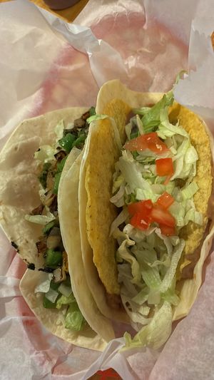 Taco and taquito   at Miguel's Mexican Restaurant in Pensacola