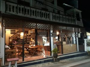 Outside at TTK Restaurant in Pai