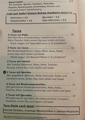 Menu  at Contigo  in Koblenz