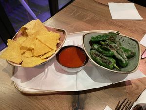 Pimientos side order  at Contigo  in Koblenz