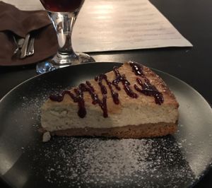 Tofu cheese cake ! Awesome taste !   at Jiva Burgers in St Petersburg