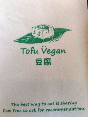  at Tofu Vegan in Brighton