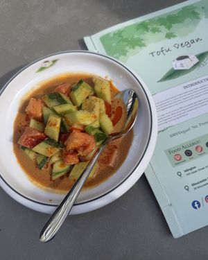 Smacked cucumber  at Tofu Vegan in Brighton